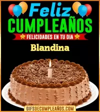 Felicidades en tu día Blandina
